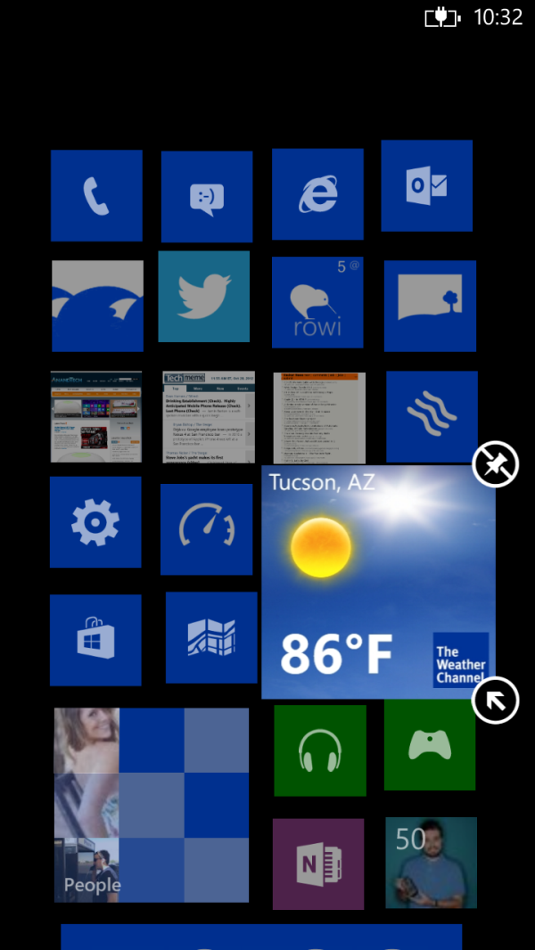 windows phone 8 lock screen