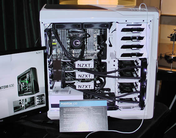 nzxt phantom 820 water cooling optimal layout