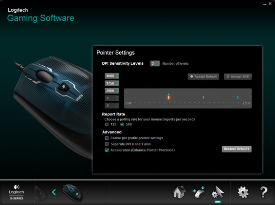 Række ud Foragt Fortov The Logitech G-Series Software - Capsule Review: Logitech's G100s, G500s,  and G700s Gaming Mice