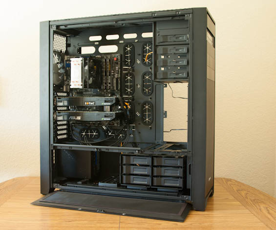 Mursten Konsultere Opførsel Assembling the Corsair Obsidian 900D - Corsair Obsidian 900D Case Review:  Think Big, That's Only HALF as Large