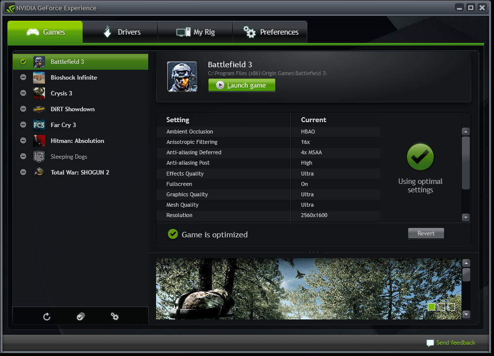 Nvidia's GeForce Experience automated PC game optimizer hits