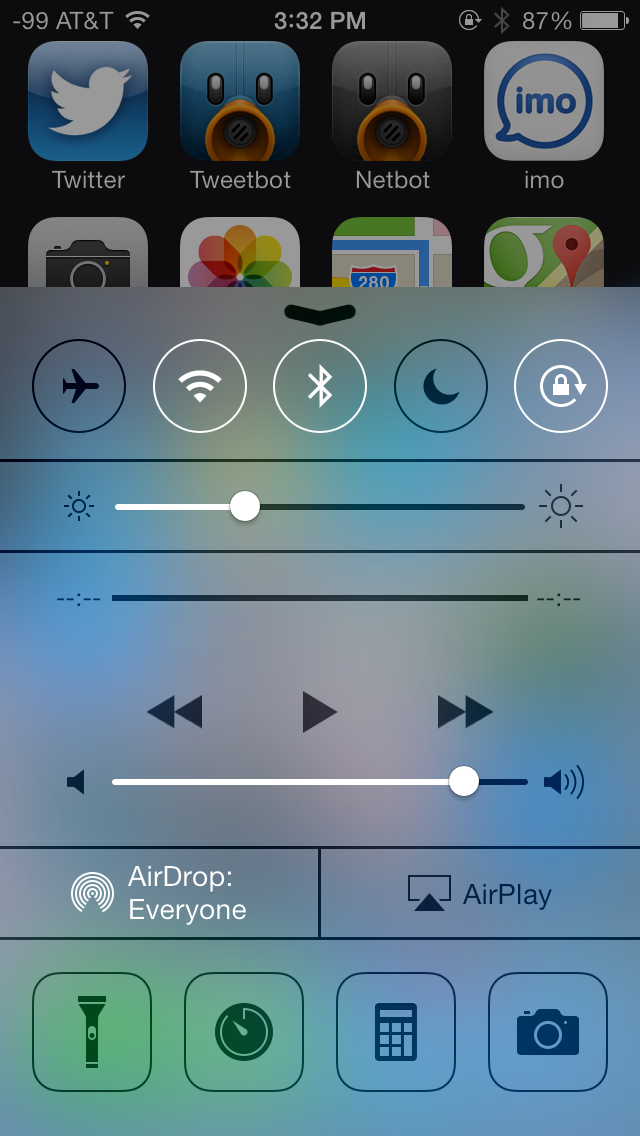 Control center notification что это