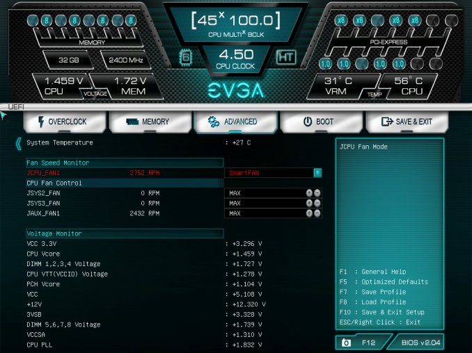 evga system monitor