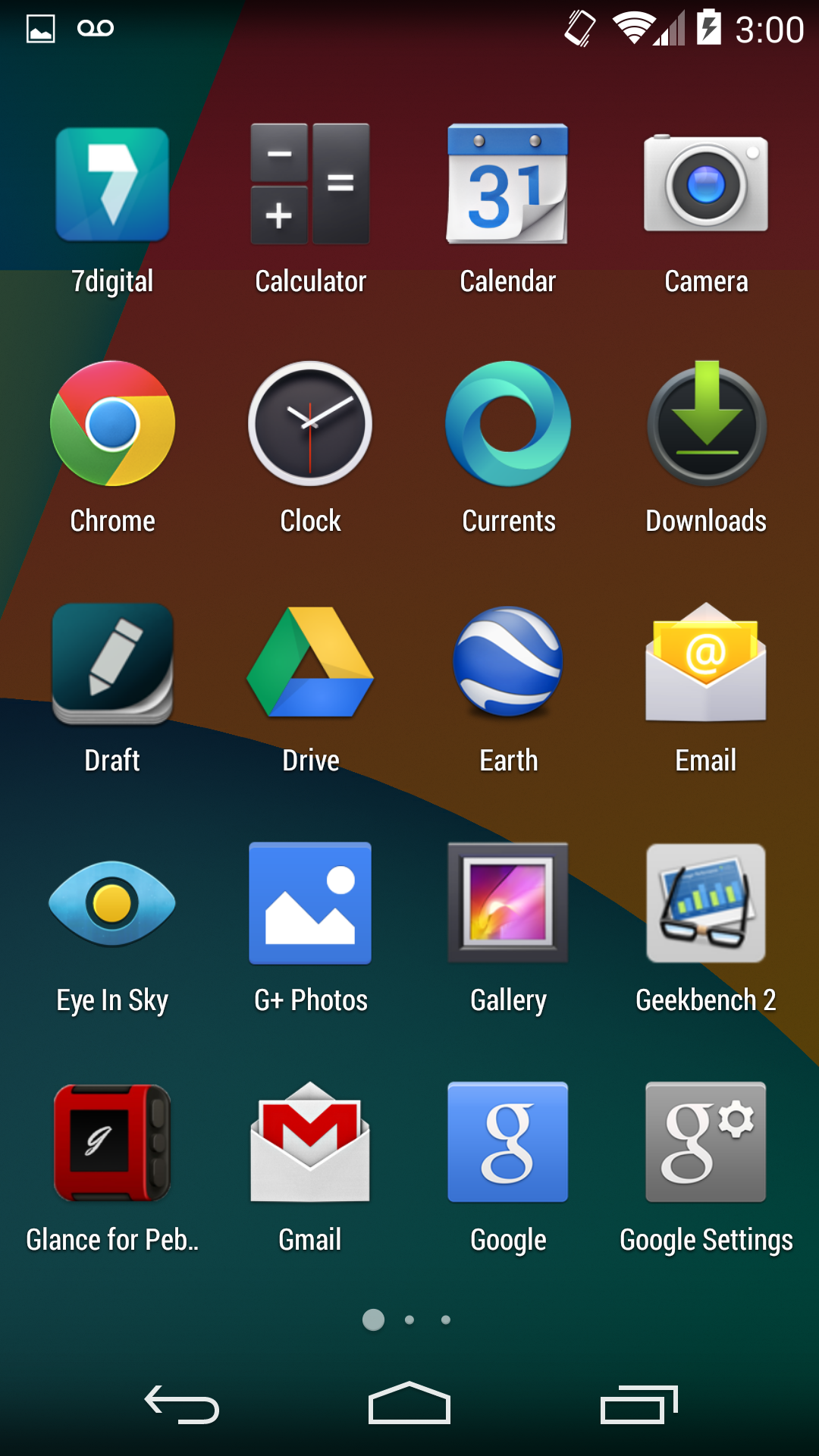 android kitkat status bar icons