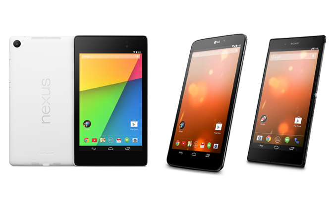 Google Play Edition LG G Pad 8.3, Sony Z Ultra, White Nexus 7 Announced