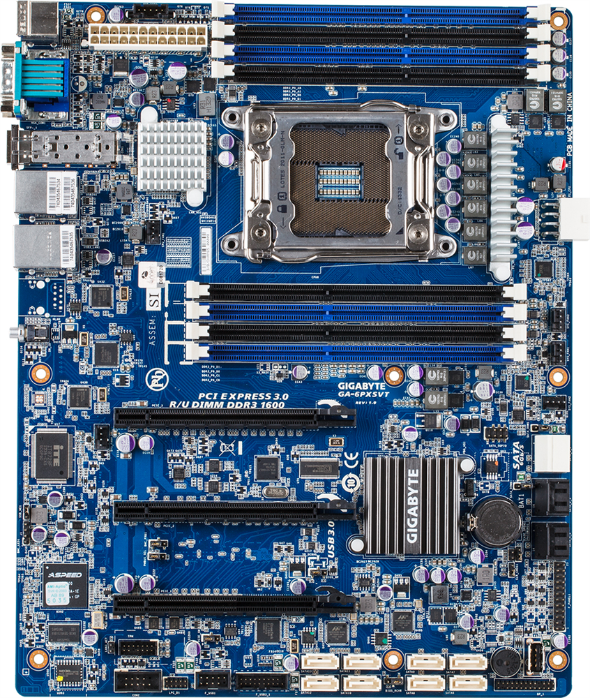 GIGABYTE Server to Offer a 1P LGA2011 Motherboard with 10GbE SFP+