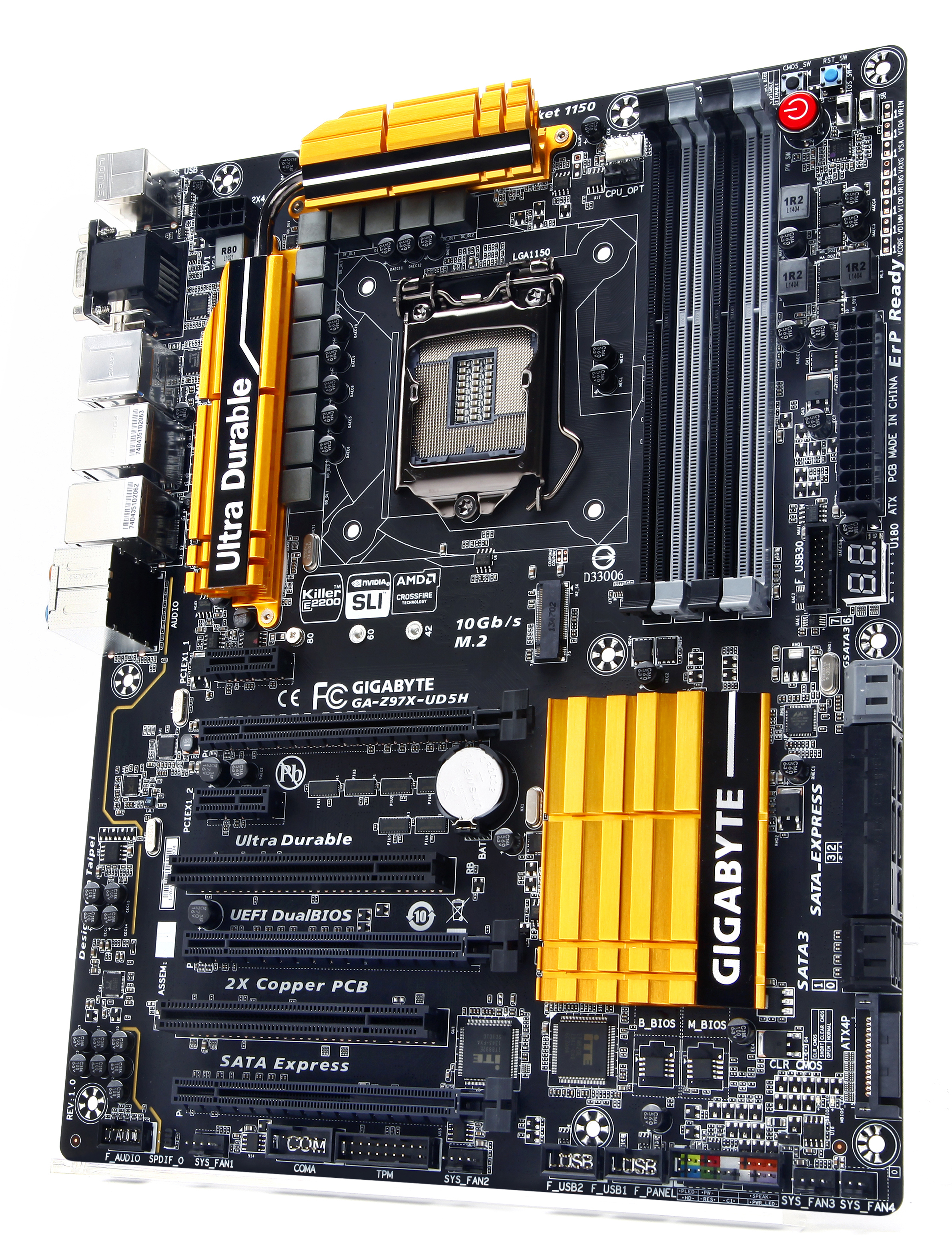 GIGABYTE Z97X-UD5H Review: Choose Your Storage Option