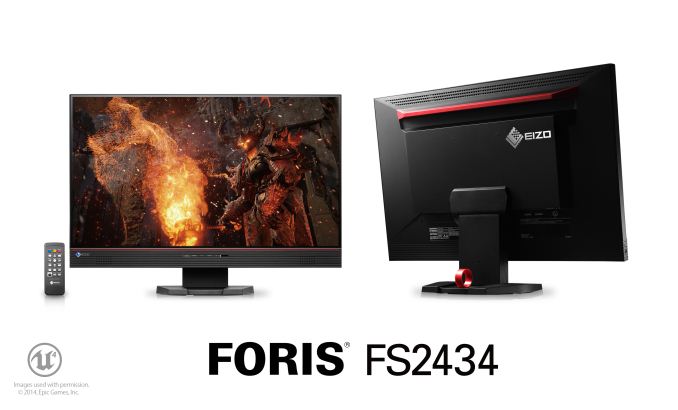 EIZO's New 6mm Bezel 23.8-inch 1080p Display, the FORIS FS2434