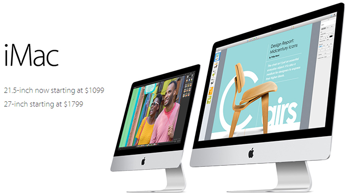 Apple Introduces New Entry Level iMac Priced at $1099