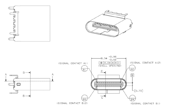 Usb connector deals type c