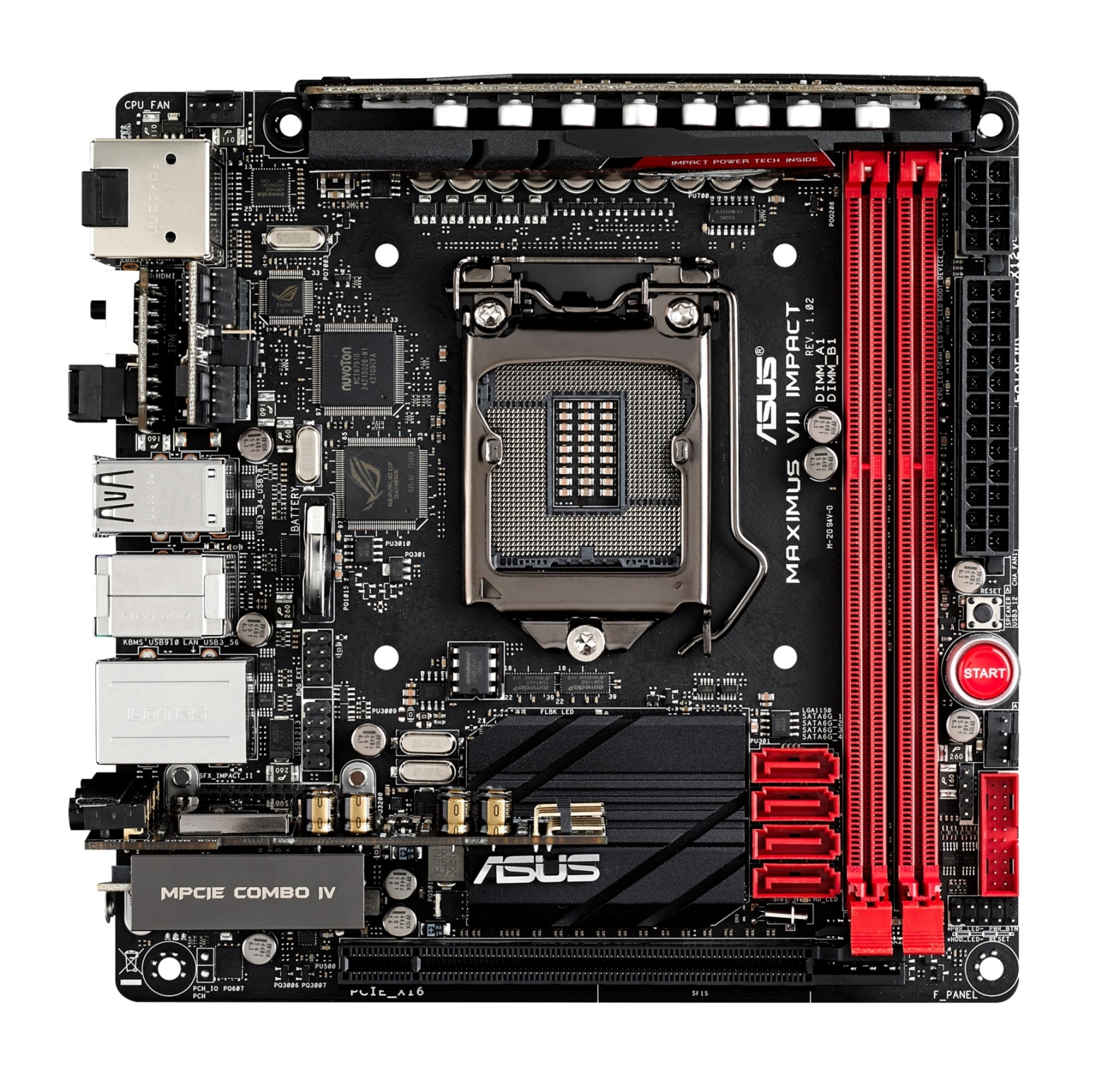 【ジャンク】ASUS ROG MAXIMUS VII IMPACT Z97