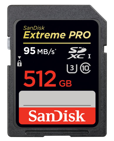 SanDisk Launches Extreme PRO SD Cards: Up to 512GB