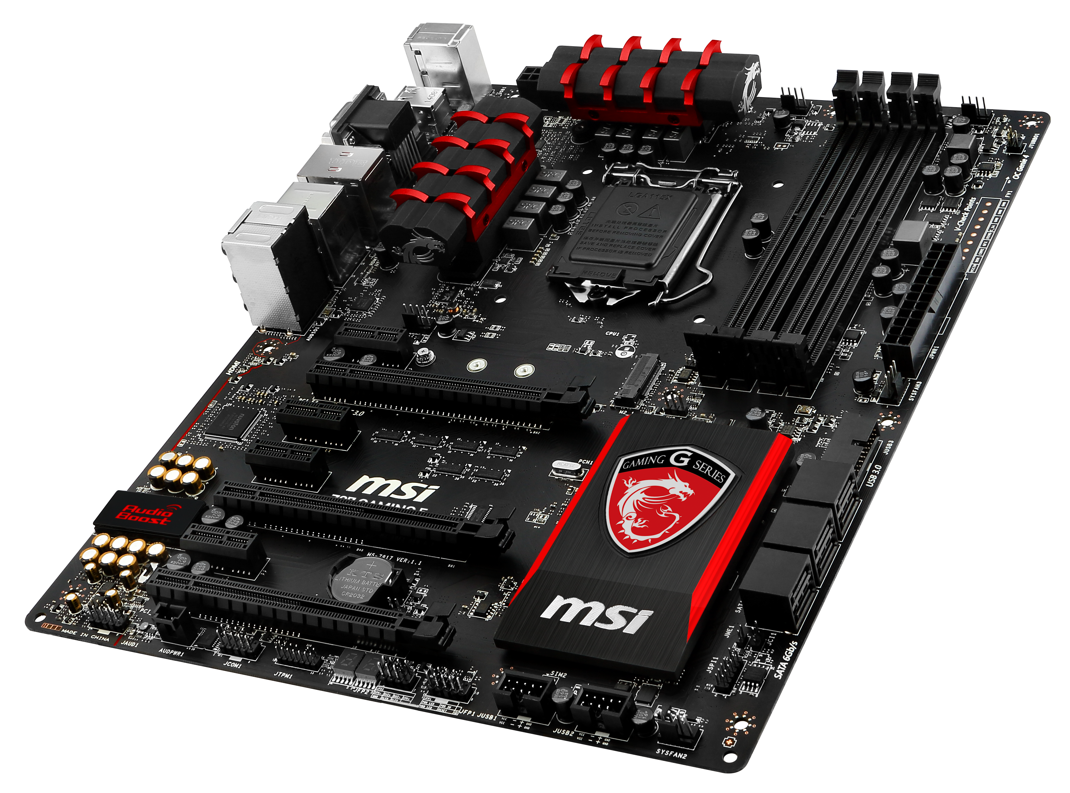 msi z97 gaming 7 no front side audio