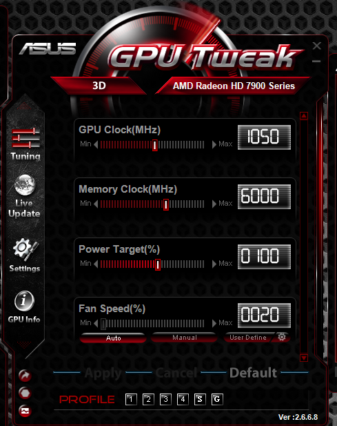 gå i stå foder Skadelig ASUS GPU Tweak - The AnandTech Guide to Video Card Overclocking Software