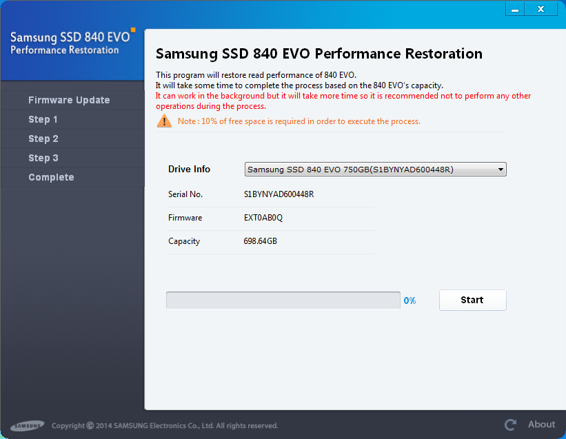 feudale Smil dragt Samsung Releases Firmware Update to Fix the SSD 840 EVO Read Performance Bug