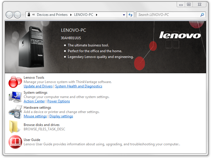 Lenovo ThinkStation P300 BIOS and Software - Lenovo ThinkStation P300  Workstation Review: Haswell plus Quadro