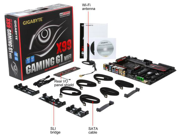 The Box, Test Setup and Overclocking - GIGABYTE X99-Gaming WIFI Review
