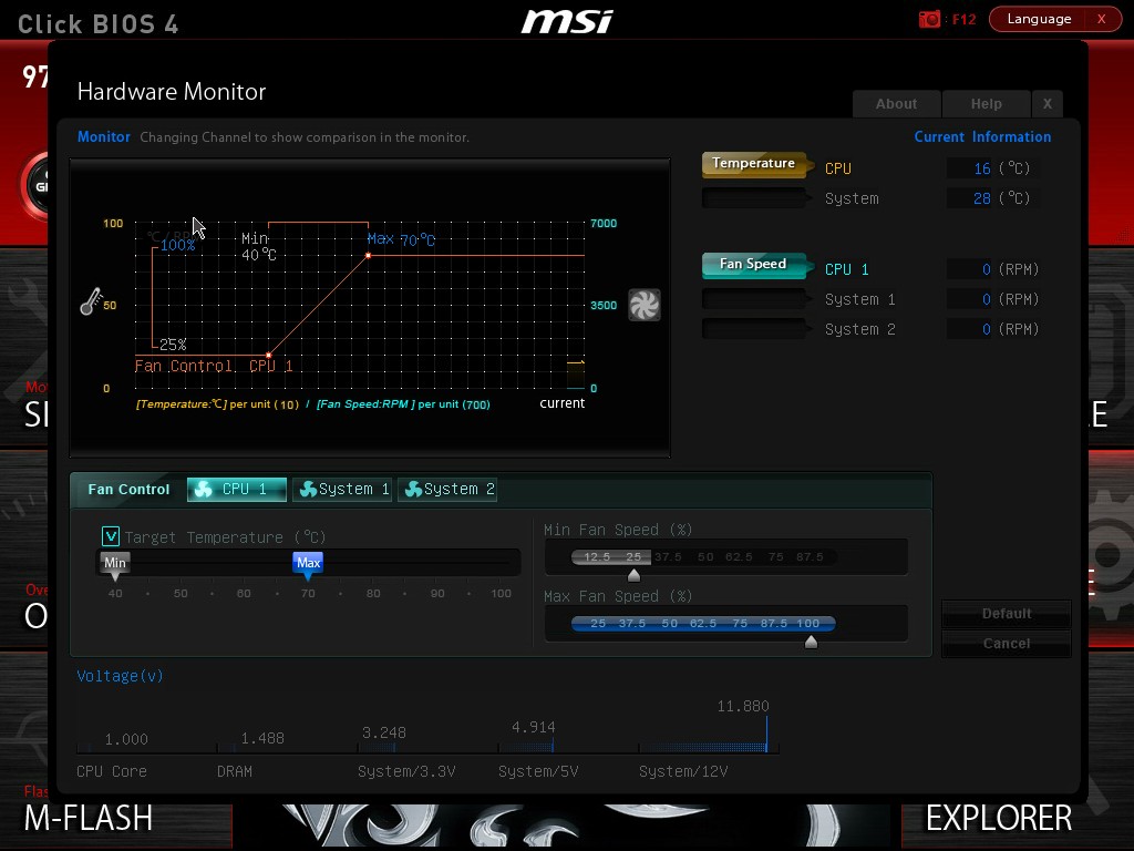 msi hardware monitor fan control