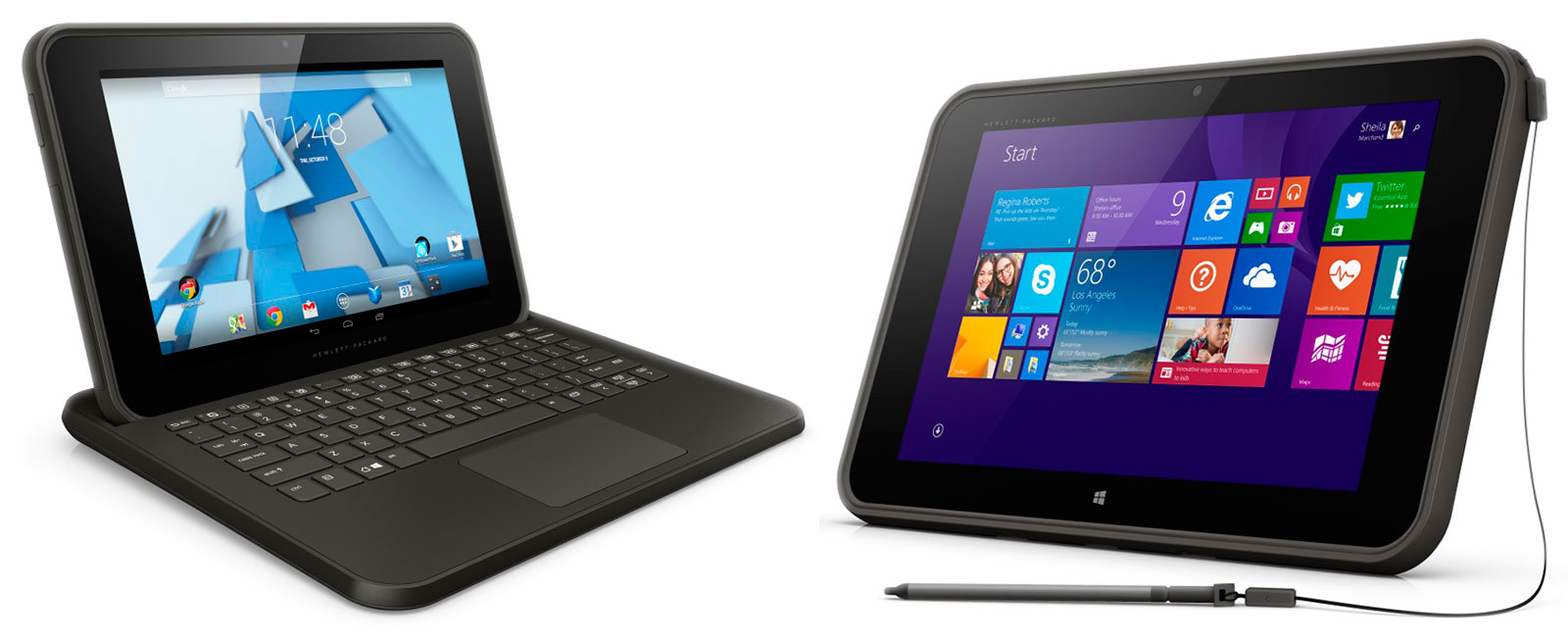 HP Pro Slate e Pro Tablet: tablet e 2-in-1 con Android, Windows e