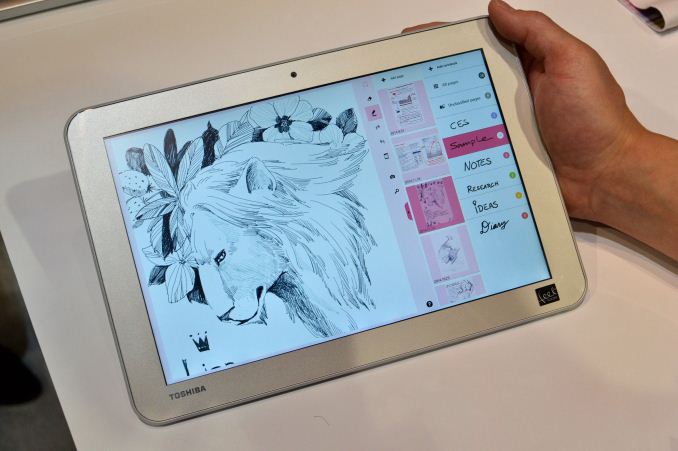 CES 2015 : Toshiba dévoile deux tablettes avec stylet, les Encore 2 Write 8  et 10 pouces - CNET France