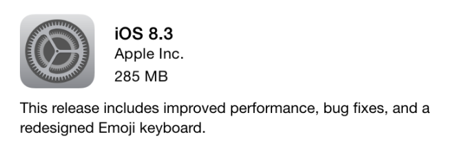 Apple Releases Ios 8 3 With A New Emoji Keyboard Bug Fixes And Improved Performance