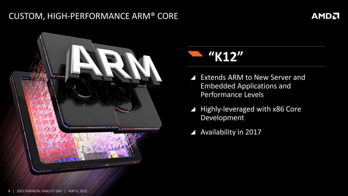 AMD s K12 ARM CPU Now In 2017