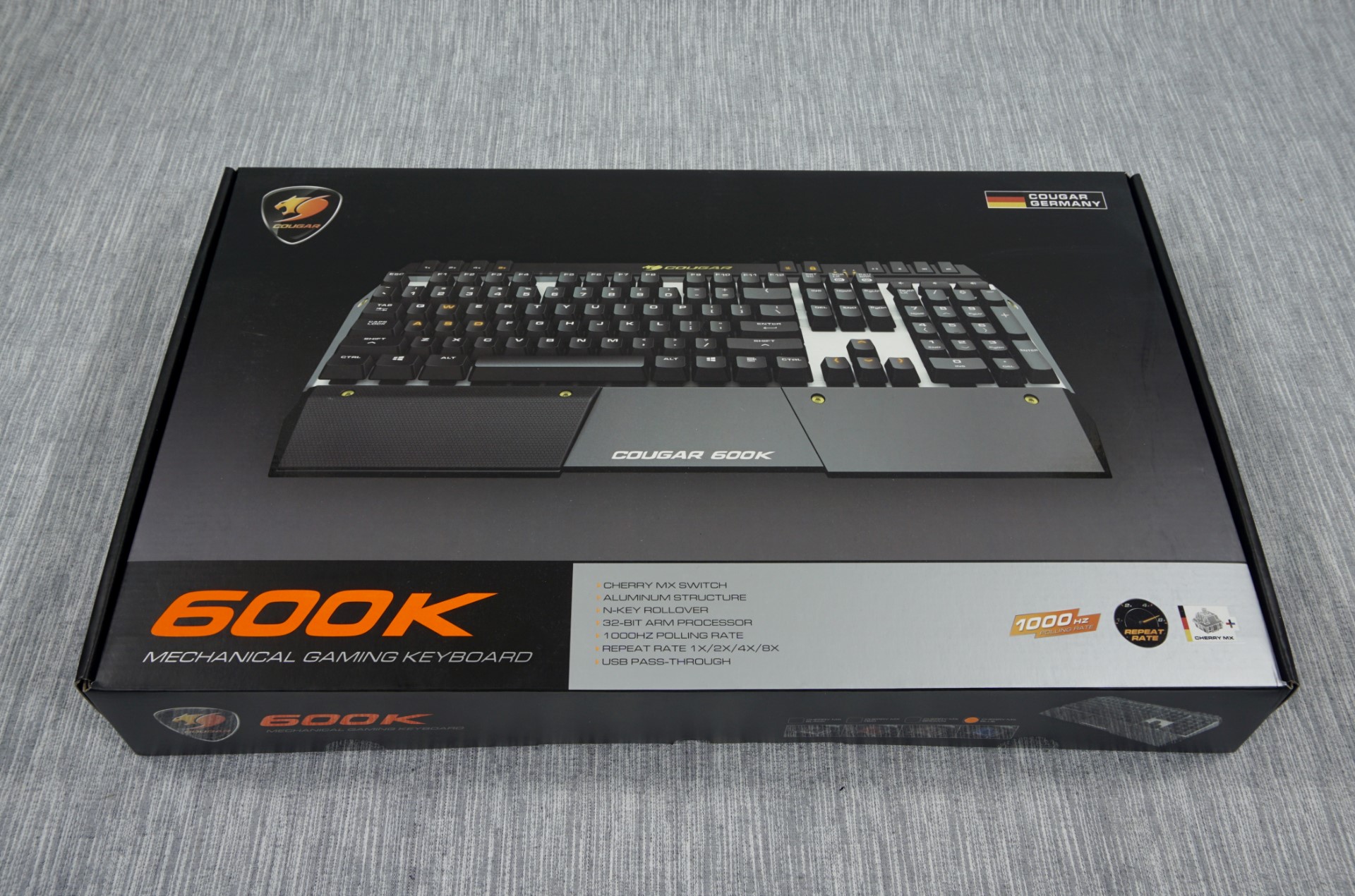 The Cougar 600K Mechanical Keyboard - The Cougar 600K Mechanical