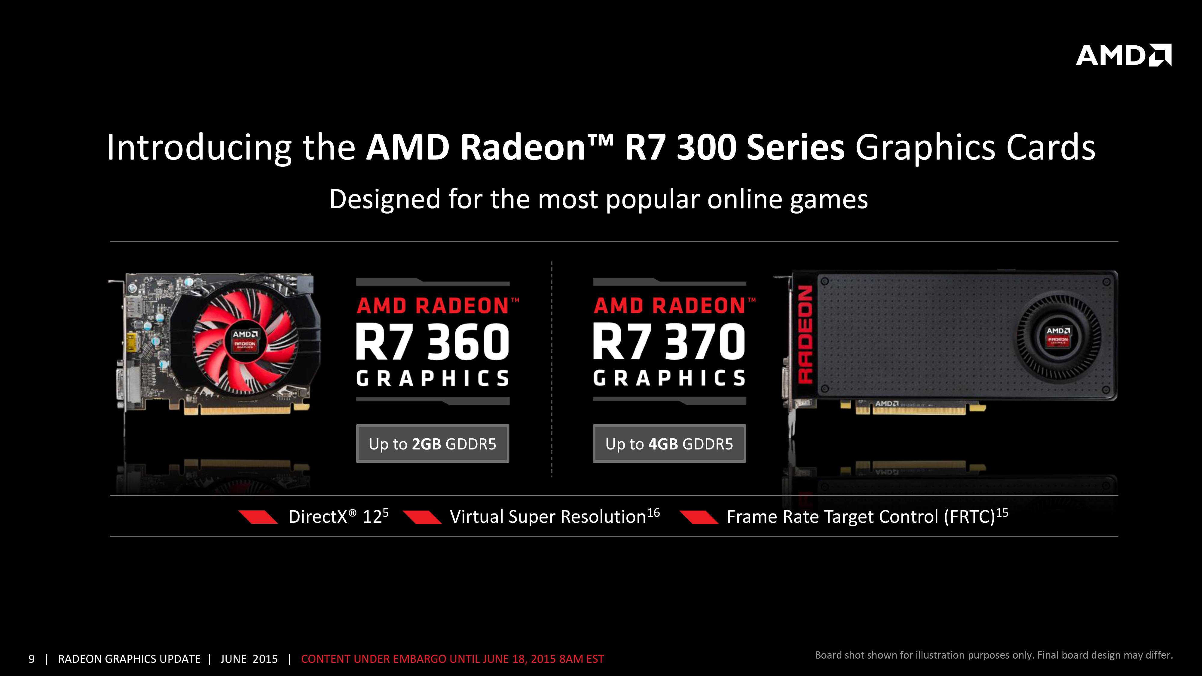 Radeon R7 360, R7 370, \u0026 R9 380 - AMD 