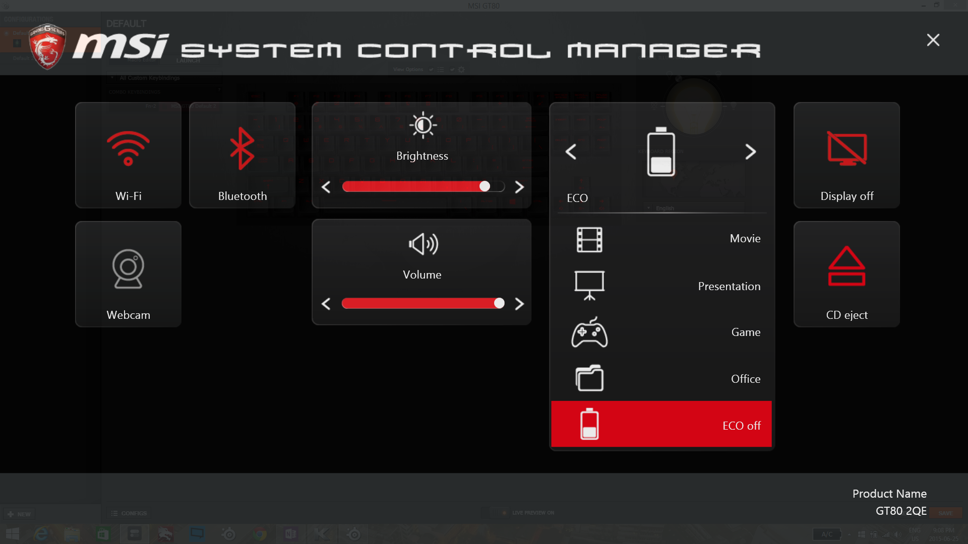 Msi управление. SCM панель MSI. SCM приложение MSI. MSI System Control Manager. MSI программа на ноут.