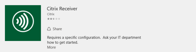 citrix receiver for windows 10 installation failed