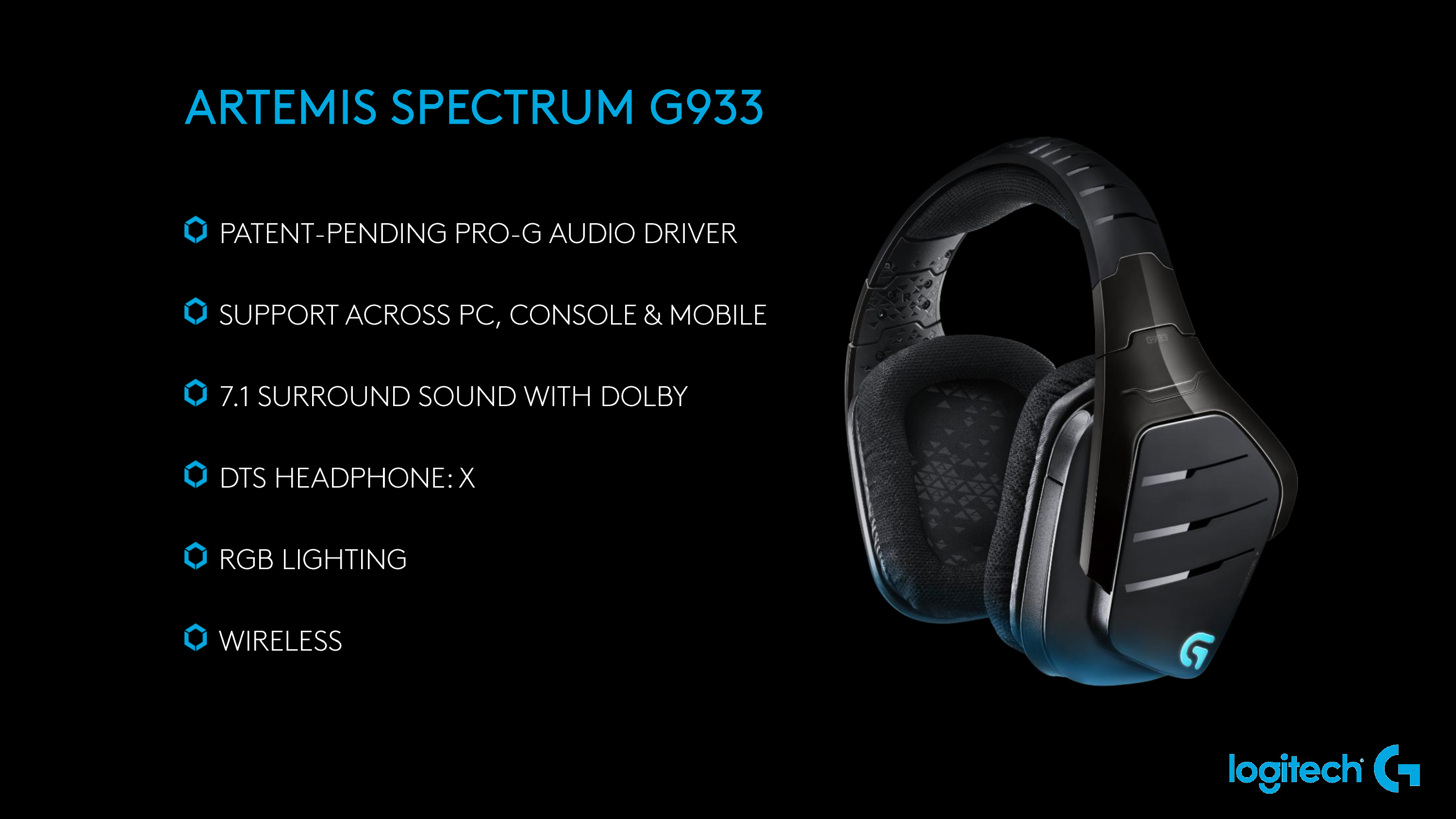 Logitech g633 discount artemis spectrum wireless