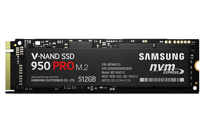 The Samsung 950 Pro Pcie Ssd Review 256gb And 512gb