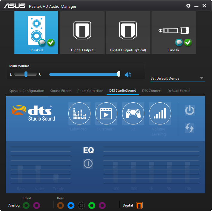 asus realtek hd audio manager guide