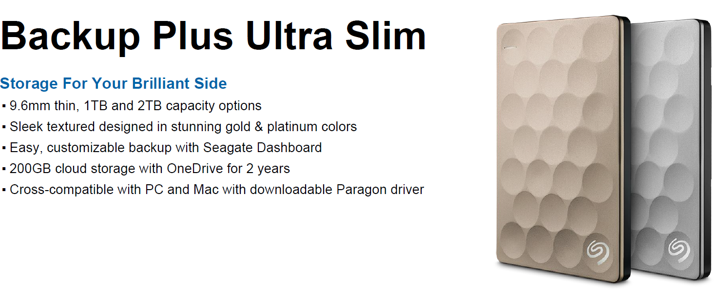 paragon driver for mac on seagates site
