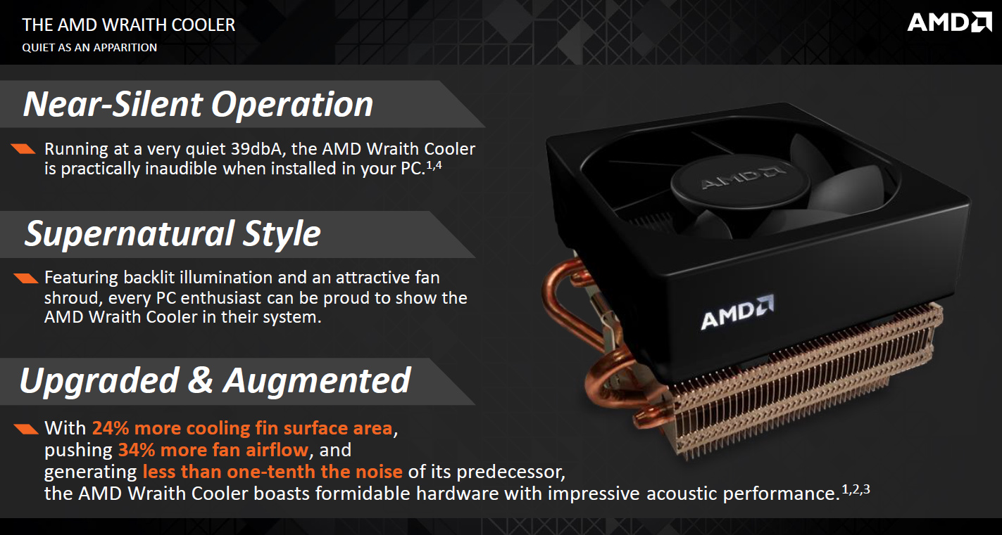 AMD Reveals Wraith Next Generation Cooler For Microprocessors
