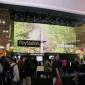 It is incredibly hard to miss the Sony booth as you enter the North Hall floor. The size of that screen is simply stunning. It's actually further away than it looks here, as that Playstation sign is a good 40 feet in front of the screen.