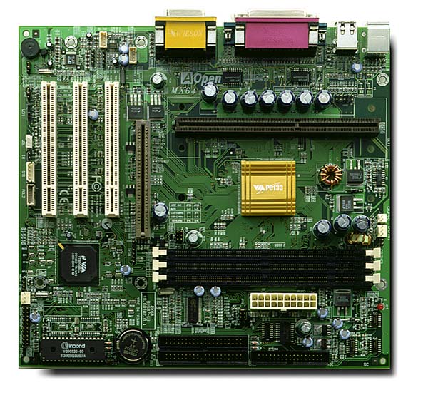 AOpen MX64 - VIA Apollo Pro 133/133A Motherboard Roundup 