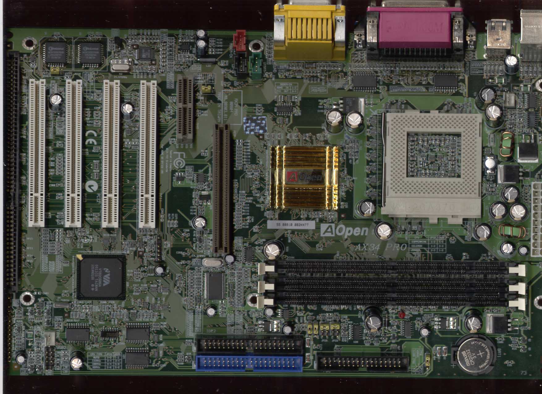 AOpen AX34 Pro & AX64 Pro - VIA Apollo Pro 133A Motherboard 