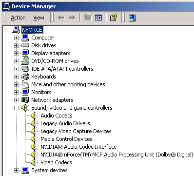 nvidia nforce drivers networking controller