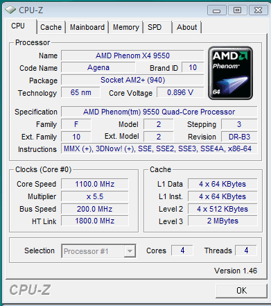 Amd phenom 2025 9350e quad core