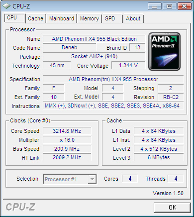 AMD's Phenom II X4 955 Black Edition