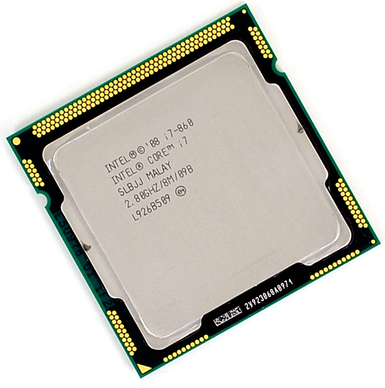 Encommium orgaan pond The Intel Core i7 860 Review