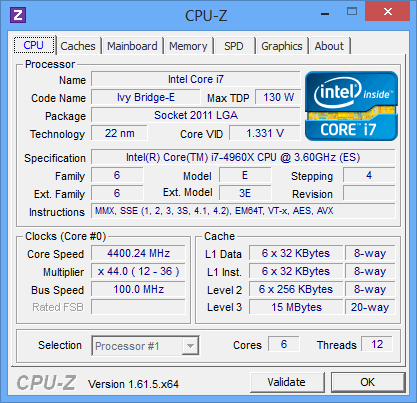 Overclocking & Power Consumption - Intel Core i7 4960X (Ivy