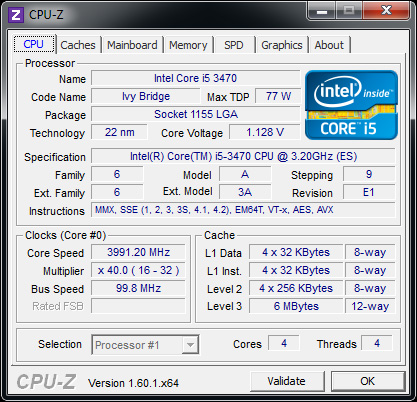 Intel Core i5 3470 HD 2500 Graphics Tested