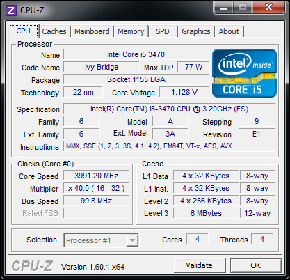 Intel core i5-3470