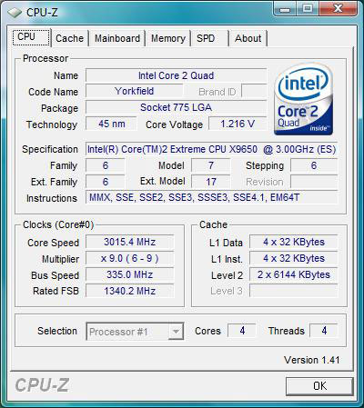 What do we have here today? Yorkfield - Intel Core 2 Extreme