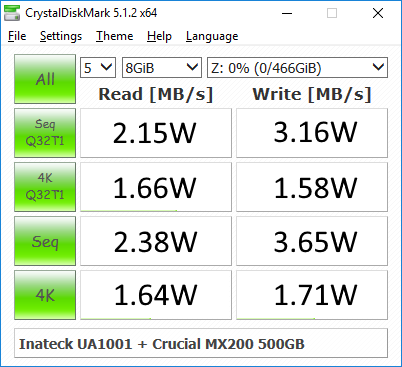 different partitions same hard drive crystal disk mark