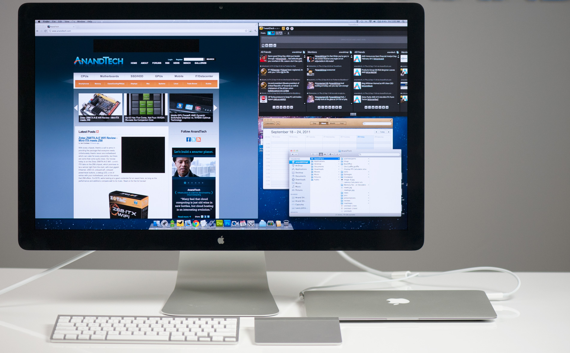 macbook air and thunderbolt display