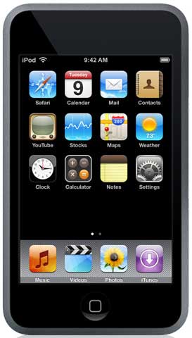 iPod Touch - iPod vs. Zune: January 2008 High End MP3 ...