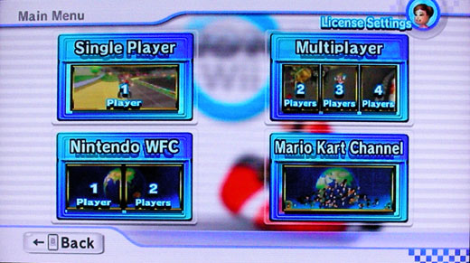 Mario Kart Wii - One Controll, 4 Players 